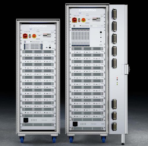 Симулятор батарей питания высокой точности - comemso electronics GmbH - для теста блока контроля заряда батареи (BECB) / для моделирования элементов питания / для хранения энергии
