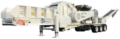 Дробилка для отходов - DZH7000 series - Diamond Z - с цилиндрами / горизонтальная / мобильная