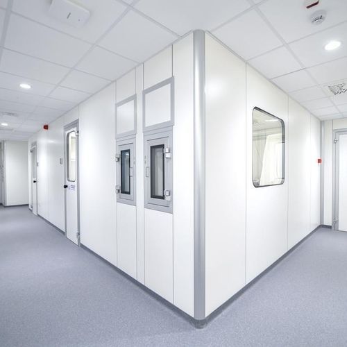 Многослойная панель прокладка из асбеста - Cleanroom Italia srl - поверхность из алюминия / для стены