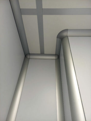 Профиль из крашеного алюминия - Cleanroom Italia srl - круглый