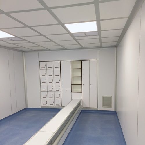Вешалка из нержавеющей стали - Cleanroom Italia srl - из ламината высокого давления / автоматическая