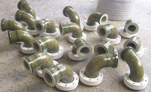 Фитинг для химических продуктов - Chemical Process Piping Pvt. Ltd. - с фланцем / изогнутый / DIN