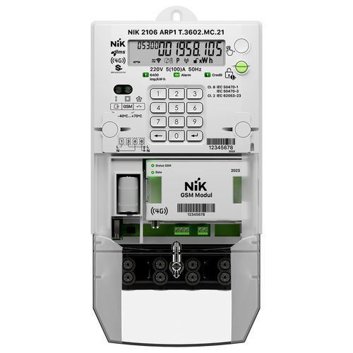 Трехфазовый Электрический счетчик электроэнергии - 2116 - NIK Electronics - на DIN-рейке / RS-485