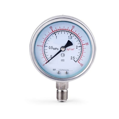 Дифференциальный манометр - YK-M2 - Xi'an Yunyi Instrument Co., Ltd. - со шкалой / NPT 1/2 / NPT 1/4