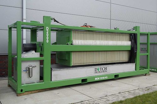 Фильтр-пресс с рамами - DFP1200 - Dutch Filtration BV - автоматический / для очистки сточных вод / для химических продуктов
