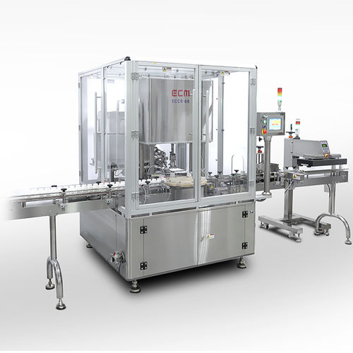 Ротационное устройство закупорки бутылок - ECCR-60 - ECM Co., Ltd. - прикрепленное к прессу / завинчиваемое / с сервоприводом