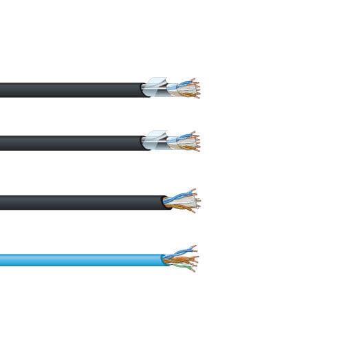 Электрический кабель Ethernet - RJC series - CANARE Electric - для передачи данных / U/UTP / изолированный