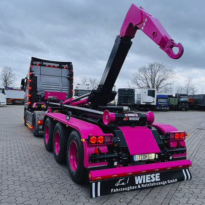 Полуприцеп ковш - WAK-3-30 SK-6750 - Wiese GmbH & Co. KG Fahrzeugbau u. Nutzfahrzeuge - с крюком для грузовиков / трехосный