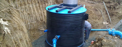 Резервуар сбора жидкостей - WiRoTec Henze GmbH - для хранения воды / из полиэтилена