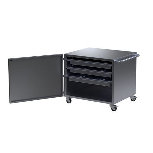 Шкаф для хранения - Strikebox Innovations limited - на роликах / с выдвижным ящиком / для жидкостей