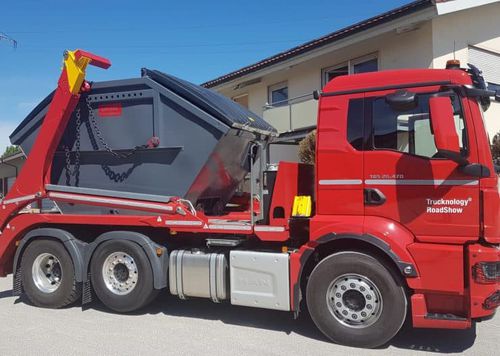 Опрокидной кузов из металла - Decker-Containerbau GmbH & Co. KG - для отходов / открытый