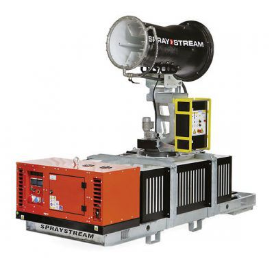 Пушка тумана для борьбы с пылью - S4.0 Autark - Aquaco GmbH