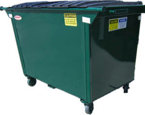 Контейнер для мусора для переработки - 2YD Rear Load Veolia Green - Gregory container