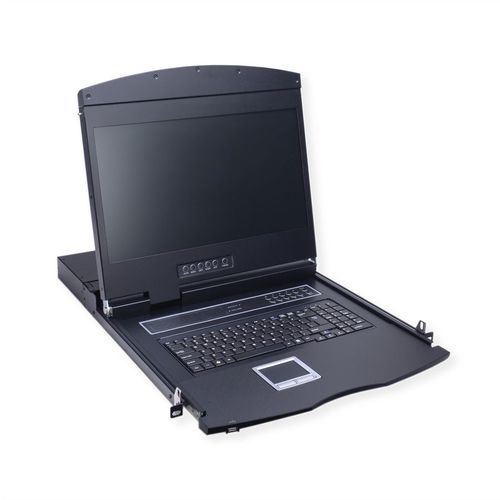 Консольный переключатель KVM с клавиатурой - 26990193 - SECOMP Electronic Components GmbH - 1U / 8 портов
