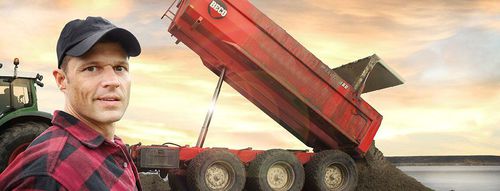 Прицеп ковш - Maxxim - BV Beco - для промышленного оборудования / строительный / двухосный