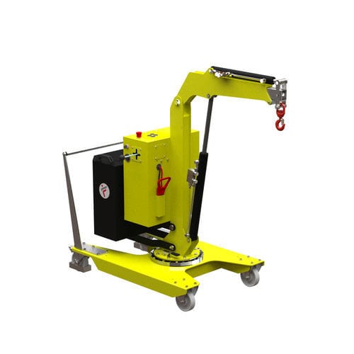Цеховой кран с ручным управлением - 01B2SE_400 - Flex Lifting Cranes by AxA Group S.r.l. - 200 кг / телескопический / с противовесом