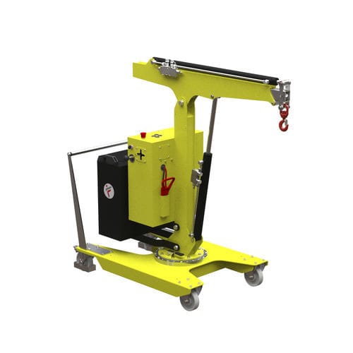 Цеховой кран с ручным управлением - 01B2SE_1000 - Flex Lifting Cranes by AxA Group S.r.l. - 200 кг / телескопический / с противовесом