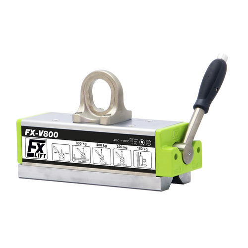 Магнитный грузозахват с ручным переключением - FX-V800 - Flex Lifting Cranes by AxA Group S.r.l. - для балки / устойчивый к высоким температурам / прямоугольный