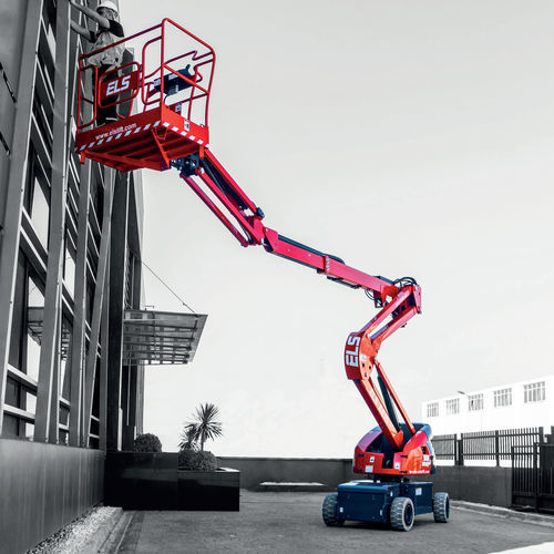 Колесный шарнирный подъемник - AE15 - ELS Lift Makina Sanayi Ticaret A.S. - с питанием от аккумулятора / для внешнего использования