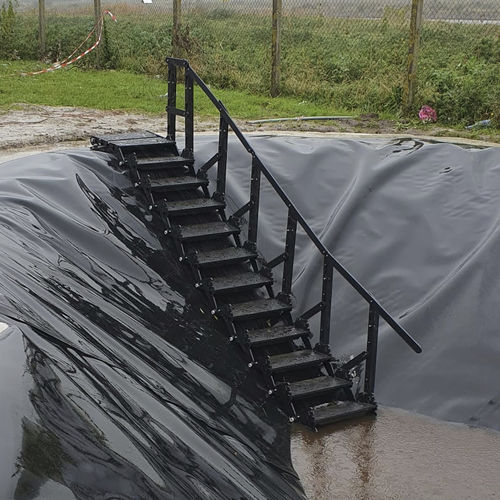 Лестница для насыпи - ESTAMO® - Estamo - для наружного применения / из HDPE / для строительной площадки