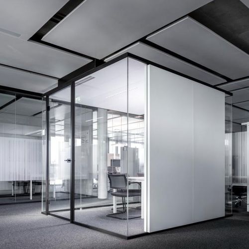 Модульная система "room-in-room" - Cube solo - Lindner Group - акустическая / из алюминия / из стекла