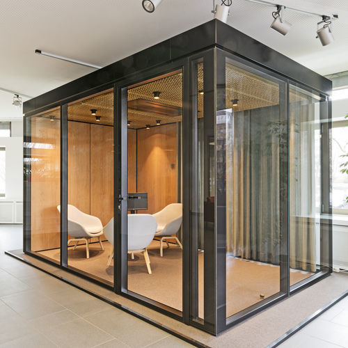 Модульная система "room-in-room" - Cube duo - Lindner Group - акустическая / из алюминия / из стекла