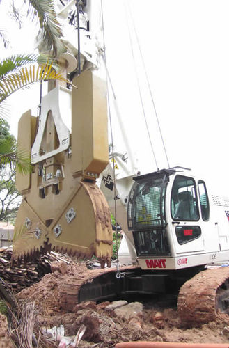 Буровая установка со стенкой из бетона, уложенного на месте - HR 120 DW - MAIT S.p.A. - поворотная / гидравлическая