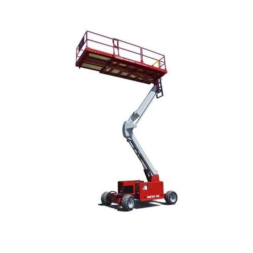 Шарнирный подъемник для труднопроходимых участков местности - 2684ES Speed Level® - MEC AERIAL WORK PLATFORMS - колесный / с питанием от аккумулятора / с автонивелированием