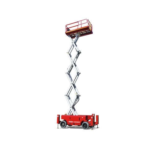 Ножничный подъемник для труднопроходимых участков местности - 3369ERT - MEC AERIAL WORK PLATFORMS - колесный / с питанием от аккумулятора / с автонивелированием