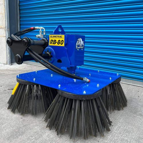 Половая щетка для брусчатки - RB80 - Slanetrac Engineering Ltd. - для мини-экскаваторов