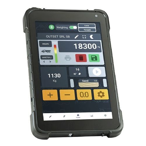Встроенная система взвешивания для колесного погрузчика - T1 LOADER - OUTSET On board Weighing - для вилочного погрузчика / для погрузчика / для шарнирно-сочлененного самосвала