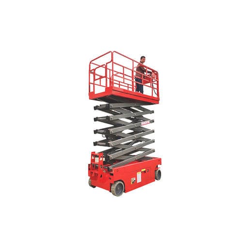 Самоходный ножничный подъемник - HW0.3 series - Shandong Hengwang Group Co., Ltd. - роликовый / гидравлический / для использования в помещениях