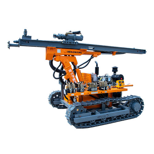 Многофункциональная буровая установка - HW910	 - Shandong Hengwang Group Co., Ltd. - для взрывных скважин / гусеничная / поворотная