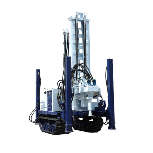 Буровая установка для каротажа - HW180D - Shandong Hengwang Group Co., Ltd. - для зондажа / гусеничная / поворотная с двойной головкой
