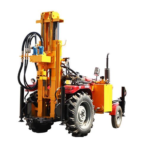 Буровая установка на тракторе - TQZ-260 - Shandong Hengwang Group Co., Ltd. - для скважин / колесная / поворотная