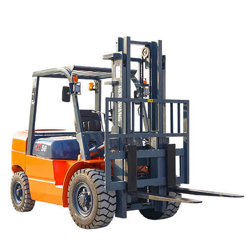 Дизельный вилочный погрузчик - HW-5T - Shandong Hengwang Group Co., Ltd. - с местом для сидения водителя / компактный / 4-колесный