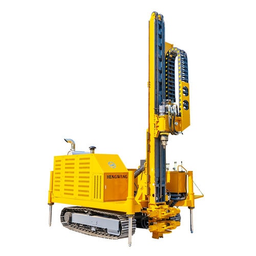 Поворотная буровая установка - HWXP-150C - Shandong Hengwang Group Co., Ltd. - с непрерывным шнеком / для каротажа / для соединительного якоря