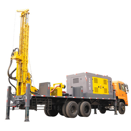 Буровая установка для скважин - HQZ320C - Shandong Hengwang Group Co., Ltd. - для глубокого бурения / на грузовике / поворотная