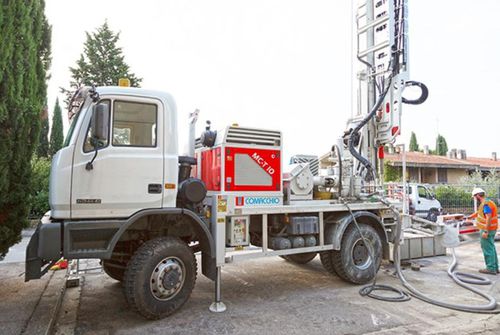 Буровая установка на грузовике - CX-T 10 - Comacchio - поворотная