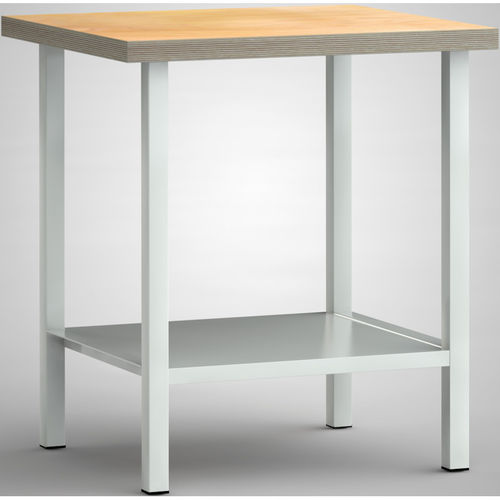 Верстак из бука - WS005N-0750M40-X7000 - KLW LUTZ - с полкой