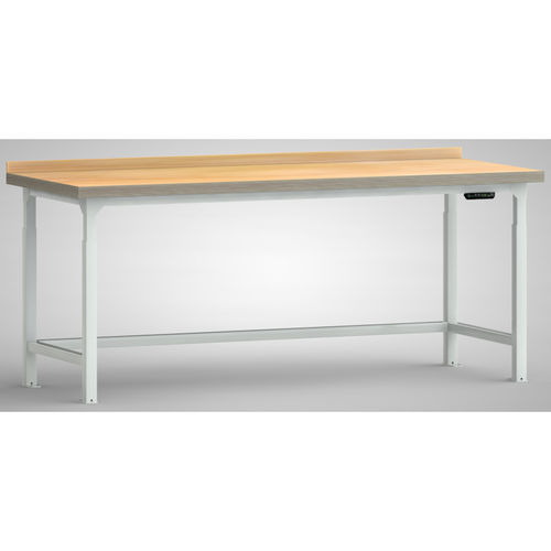 Верстак из бука - WPJL01-20M45-X3D01 - KLW LUTZ - для цеха / цельносварной / с регулируемой высотой
