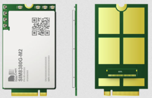 Беспроводной модуль 5G - SIM8380G-M2 - SIMCom Wireless Solutions Ltd. - USB / для передачи данных / PCIe