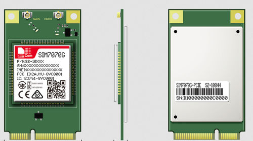 Беспроводной модуль LTE - SIM7070G  - SIMCom Wireless Solutions Ltd. - USB / для передачи данных / PCIe
