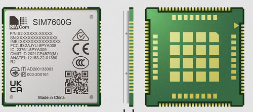 Беспроводной модуль 4G - SIM7600G - SIMCom Wireless Solutions Ltd. - LTE / для передачи данных / GSM