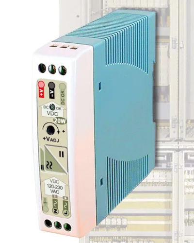 Источник электропитания на DIN-рейке - Power-20W-xxVcc - dpf sensors - AC/DC / DC/DC