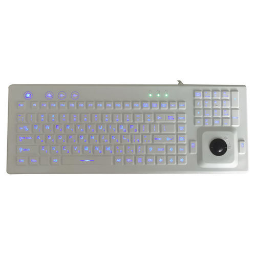 Клавиатура для письменного стола - KH-K102-394TB - Kehang Technology - с механическими клавишами / 102 клавиши / с трекболом