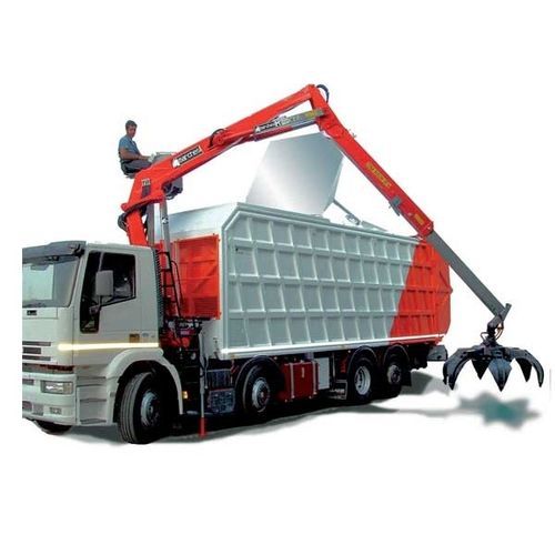 Мусоровоз верхняя загрузка - IVECO PTT 320q - Agazzi containers - дизельный / с подъемным краном