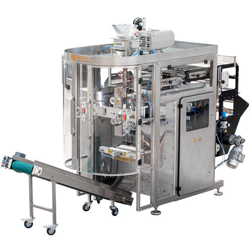 Упаковочная машина с прерывистым движением - PACKPLUS-PS60 - SEVVALUSA Nut Processing and Packaging Solutions - контролируемая PLC / в гранулах / подушечного типа