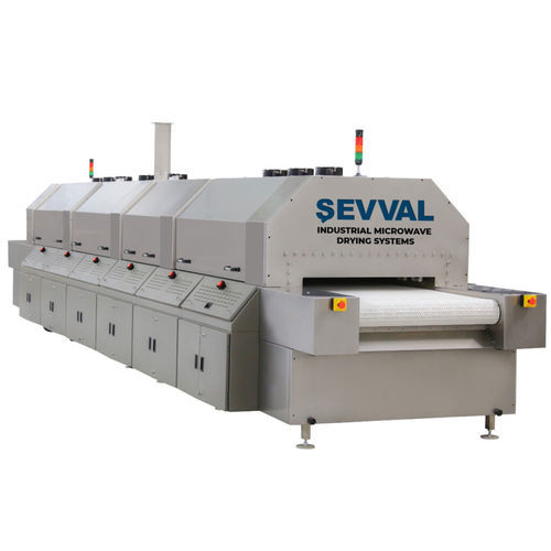 Микроволновый осушитель - SEVVALUSA Nut Processing and Packaging Solutions - непрерывного действия / для стерилизации / с ленточным конвейером