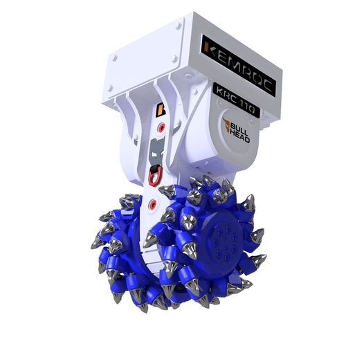 Роторная фреза для экскаватора - KRC 60 - KEMROC Spezialmaschinen GmbH - барабанная